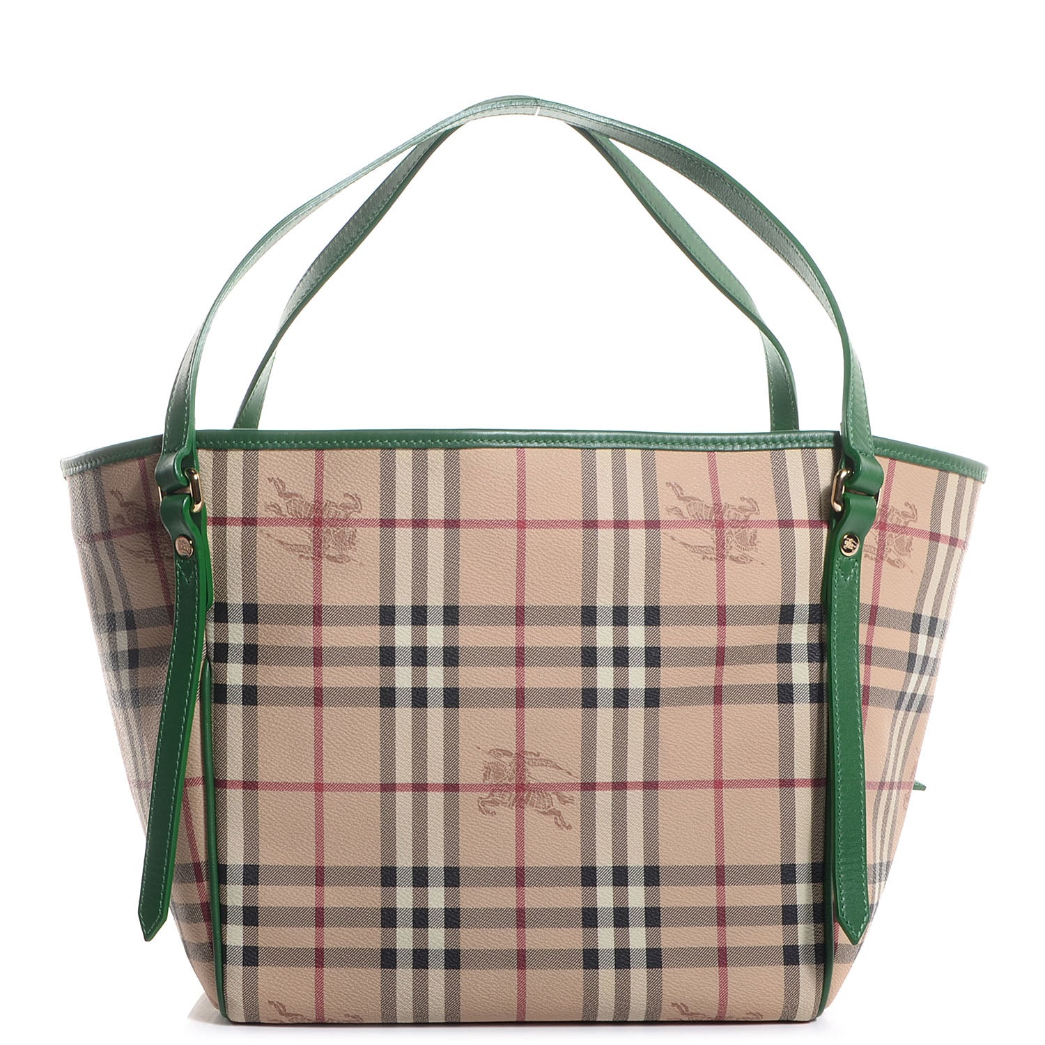 Burberry Haymarket Check Small Canterbury Tote Pine 1 of 8