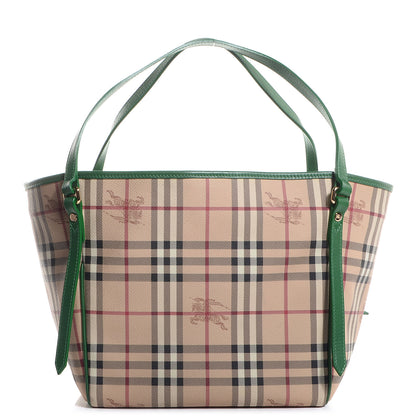 Burberry Haymarket Check Small Canterbury Tote Pine 1 of 8