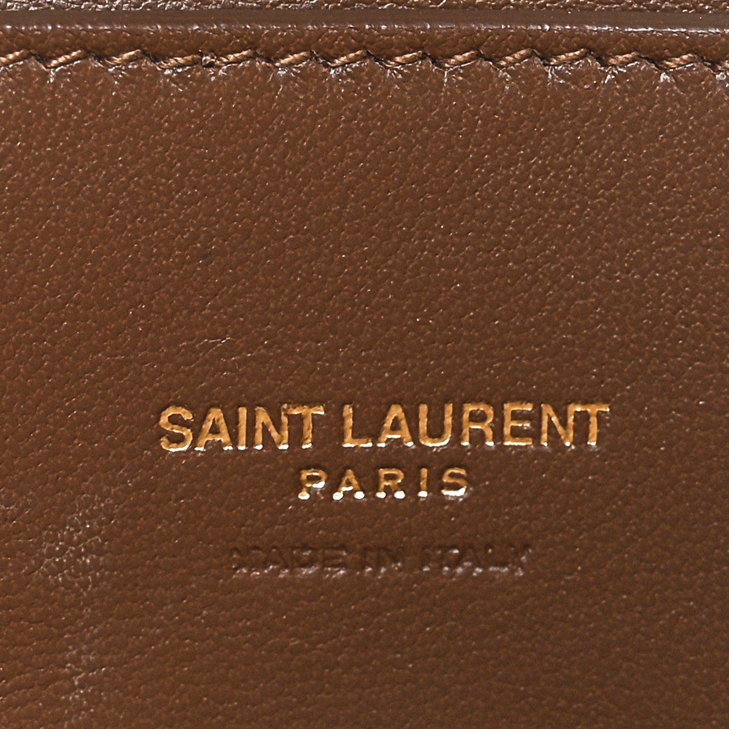 Saint Laurent Smooth Calfskin Suede Medium Reversible Monogram Kate Satchel Light Ochre 6 of 10
