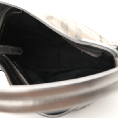Burberry Shimmer Check Fairby Hobo Pewter 6 of 11