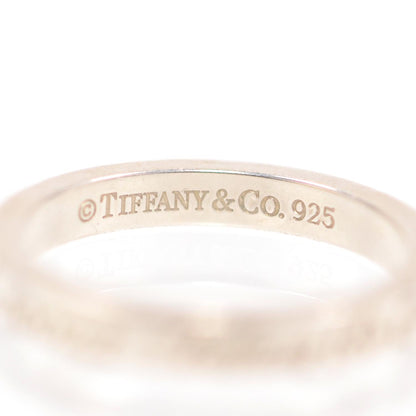 Tiffany Sterling Silver Notes Narrow Ring 6.5 5 of 5