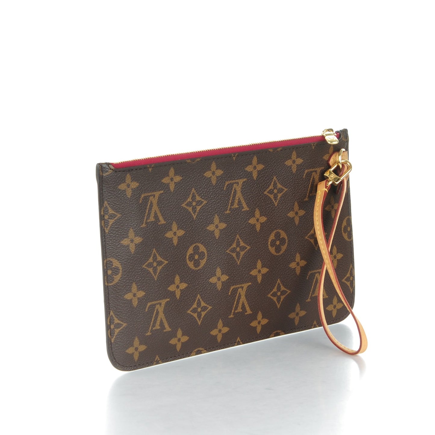 Monogram Neverfull MM GM Pochette Fuchsia