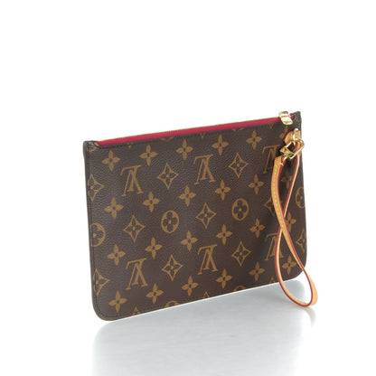 Louis Vuitton Monogram Neverfull MM GM Pochette Fuchsia 3 of 7