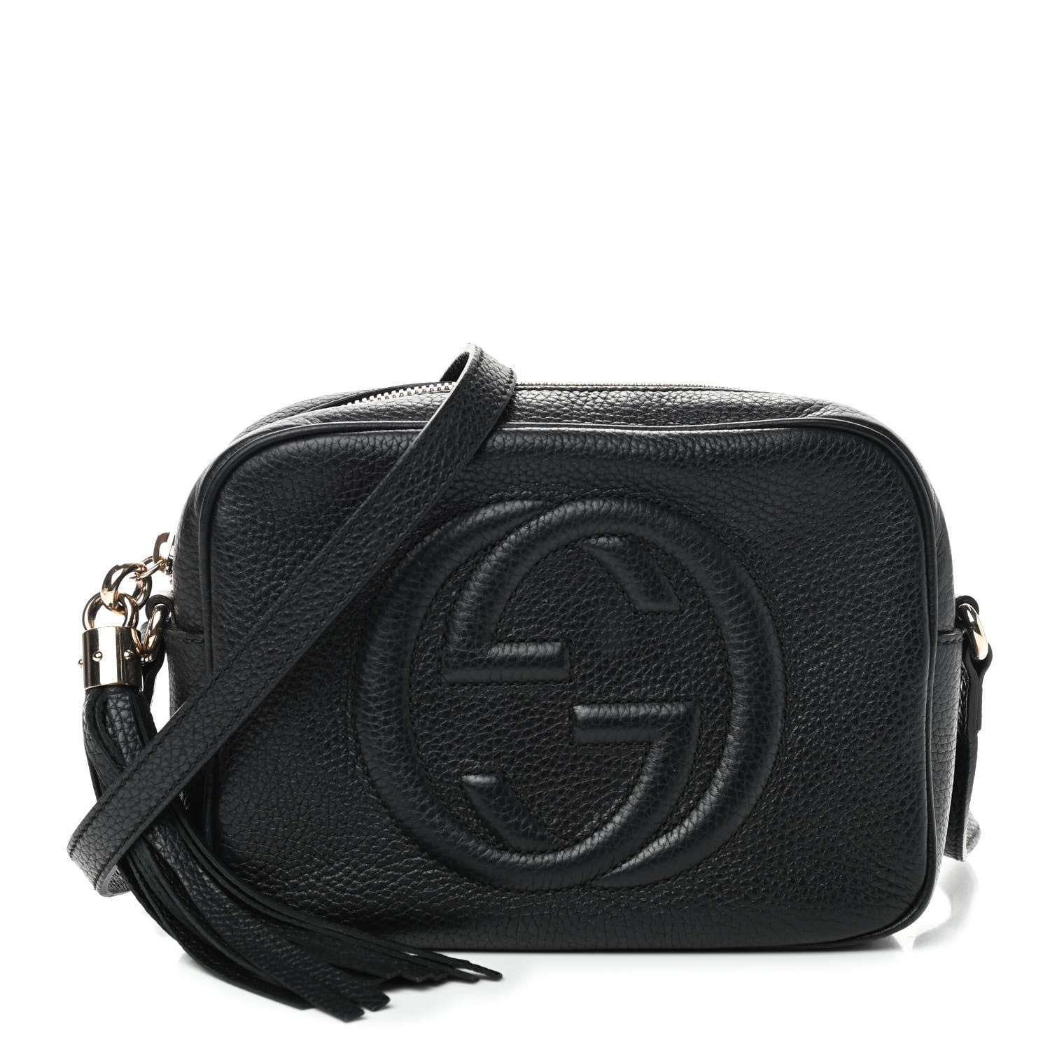 Gucci Pebbled Calfskin Small Soho Disco Bag Black 1 of 5