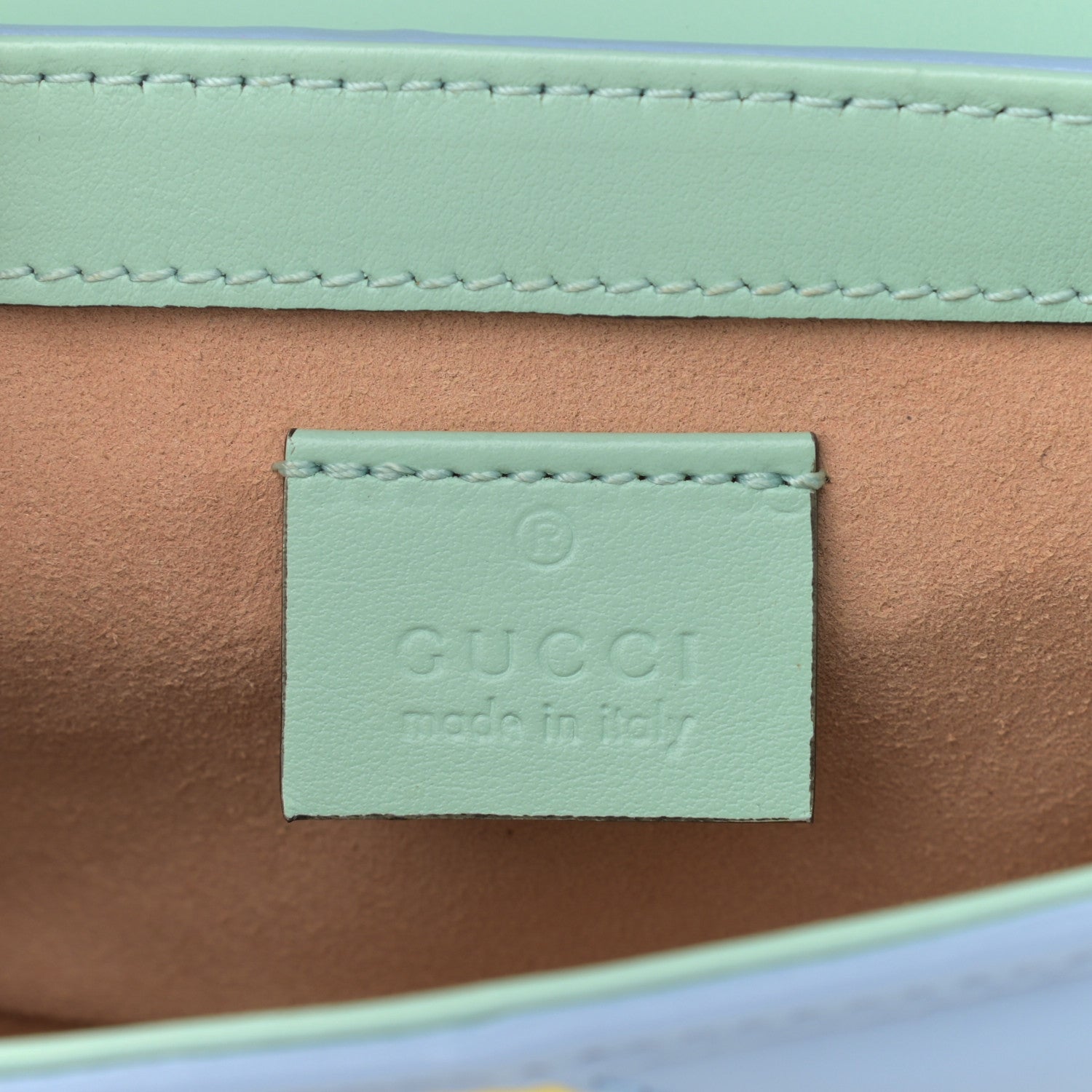 Gucci Calfskin Matelasse Diagonal Super Mini GG Marmont Shoulder Bag Multicolor Pastel 6 of 11