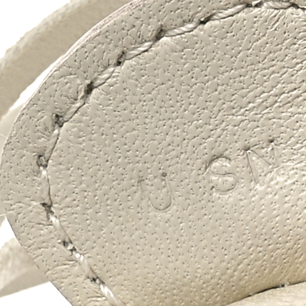Hermes Milo Lambskin Matte Alligator Touch Grigri Rodeo Horse Bag Charm PM Craie Nata Beton 4 of 4
