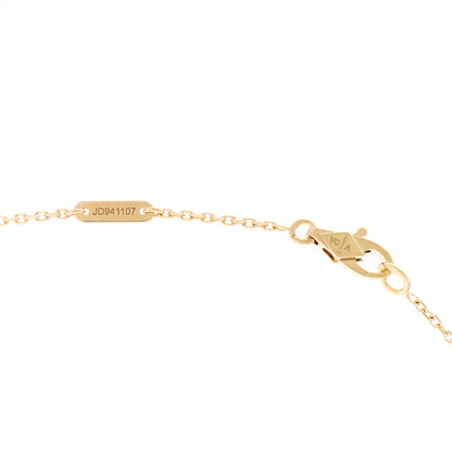 Van Cleef & Arpels 18K Yellow Gold Mother of Pearl Sweet Alhambra Pendant Necklace 5 of 6