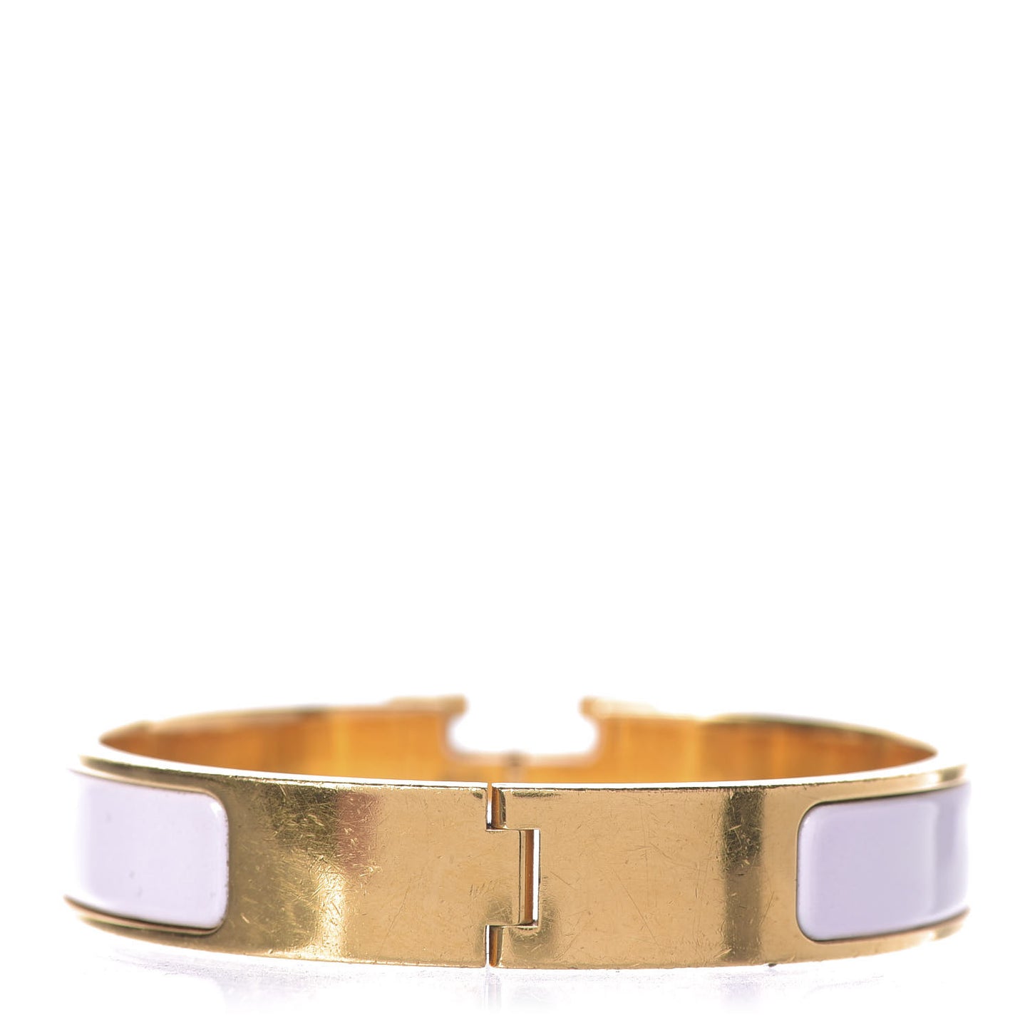 Enamel Narrow Clic Clac H Bracelet PM Rose Nymph
