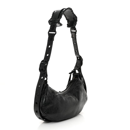Balenciaga Agneau Arena Le Cagole Shoulder Bag XS Black 4 of 13