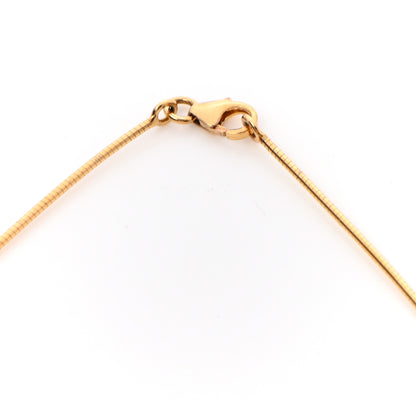 Hermes Gold Lacquered Cage d'H Pendant Necklace Pourpre 4 of 5