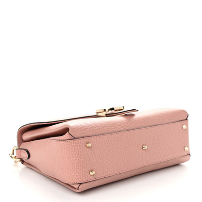 Gucci Dollar Calfskin Interlocking G Top Handle Shoulder Bag Soft Pink 4 of 11