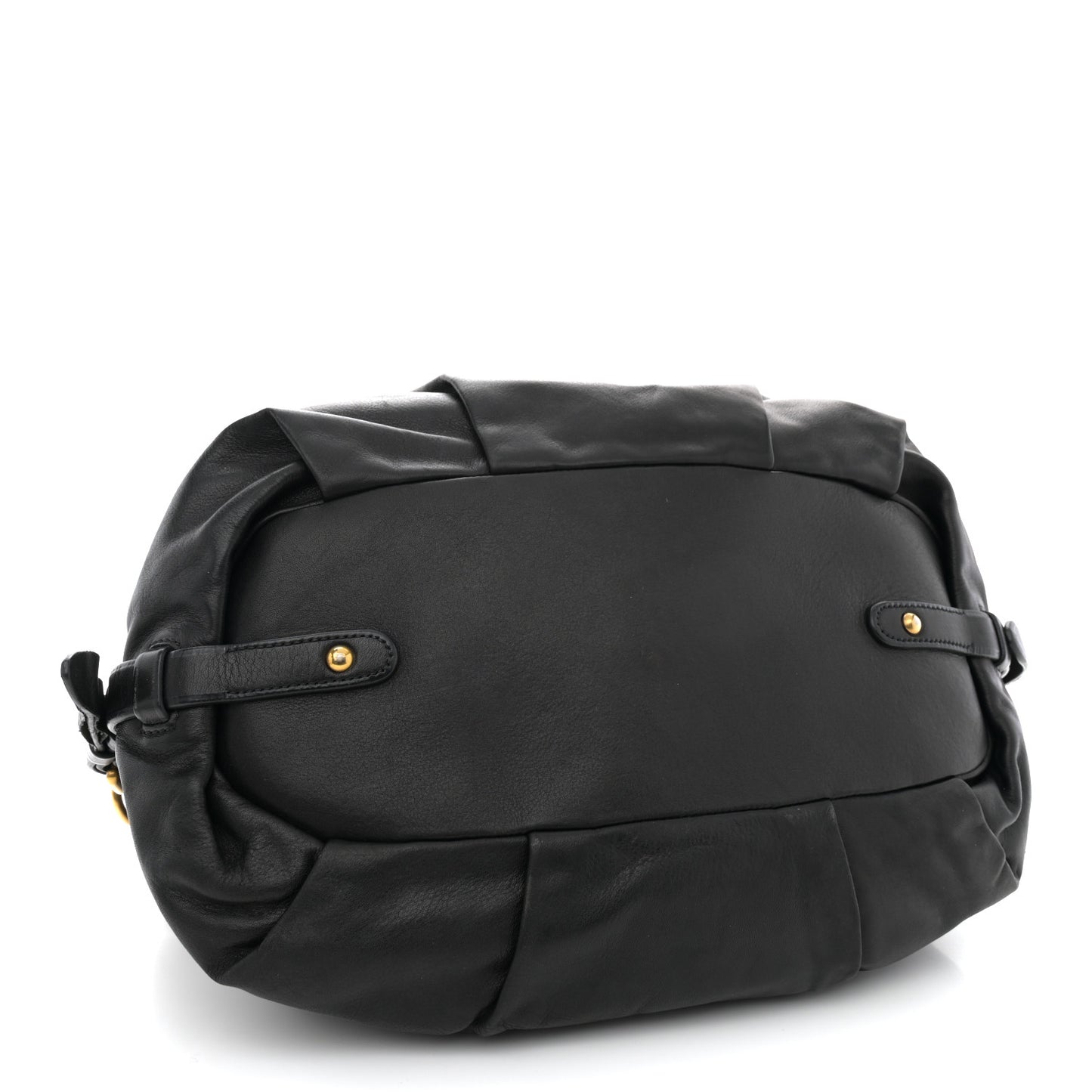 Vitello Soft Shopping Satchel Black