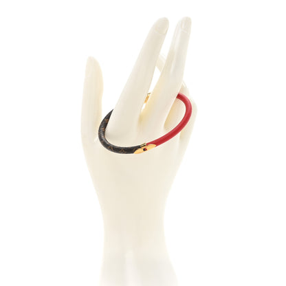 Louis Vuitton Monogram Daily Confidential Bracelet 19 Red 2 of 5