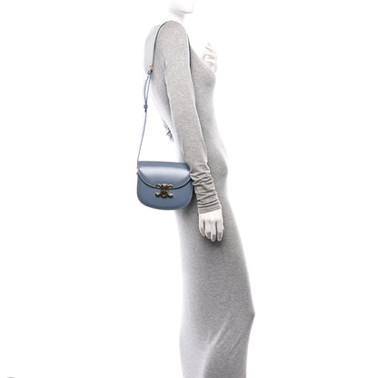 Celine Shiny Calfskin Teen Besace Blue Grey 2 of 9