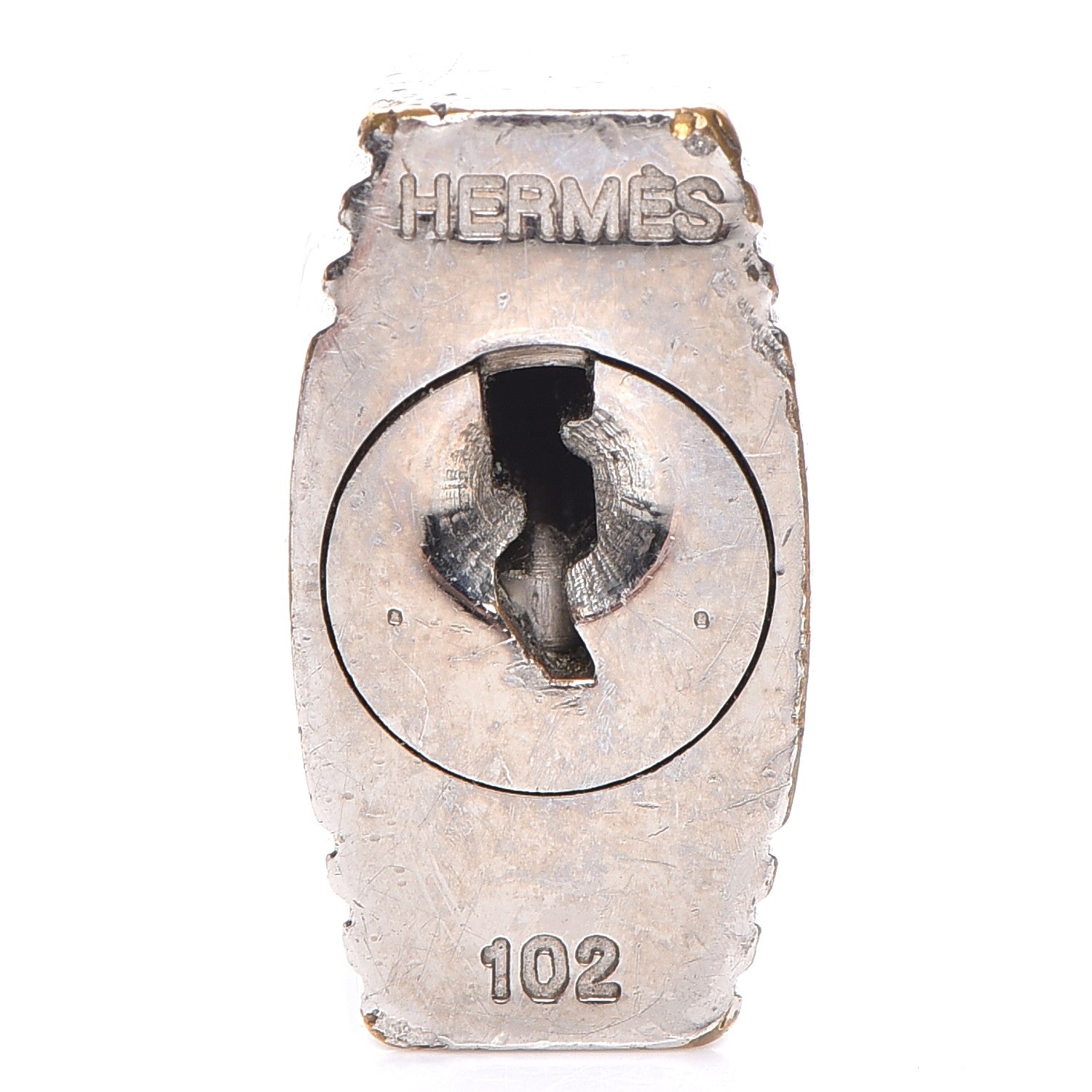 Hermes Palladium Cadena Lock and Key Set 5 of 6