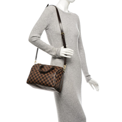 Louis Vuitton Damier Ebene Speedy Bandouliere 25 2 of 6