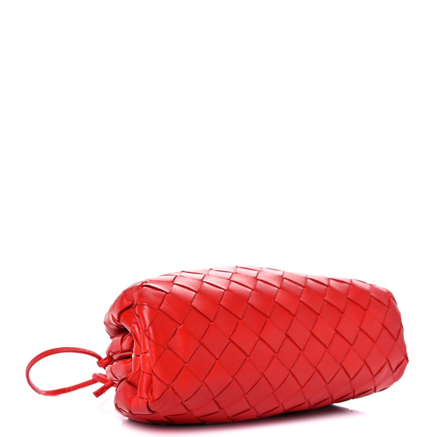 Nappa Intrecciato The Mini Pouch Bright Red