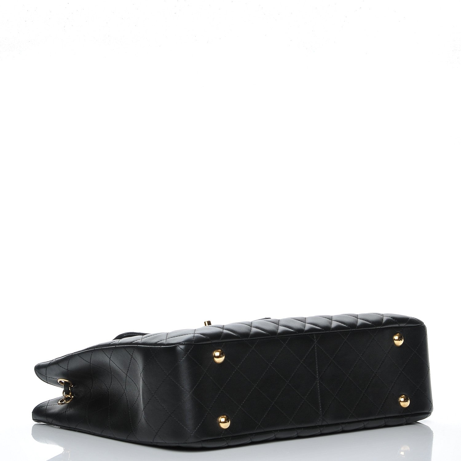 Chanel Calfskin Quilted Flap Tote Black 4 of 7
