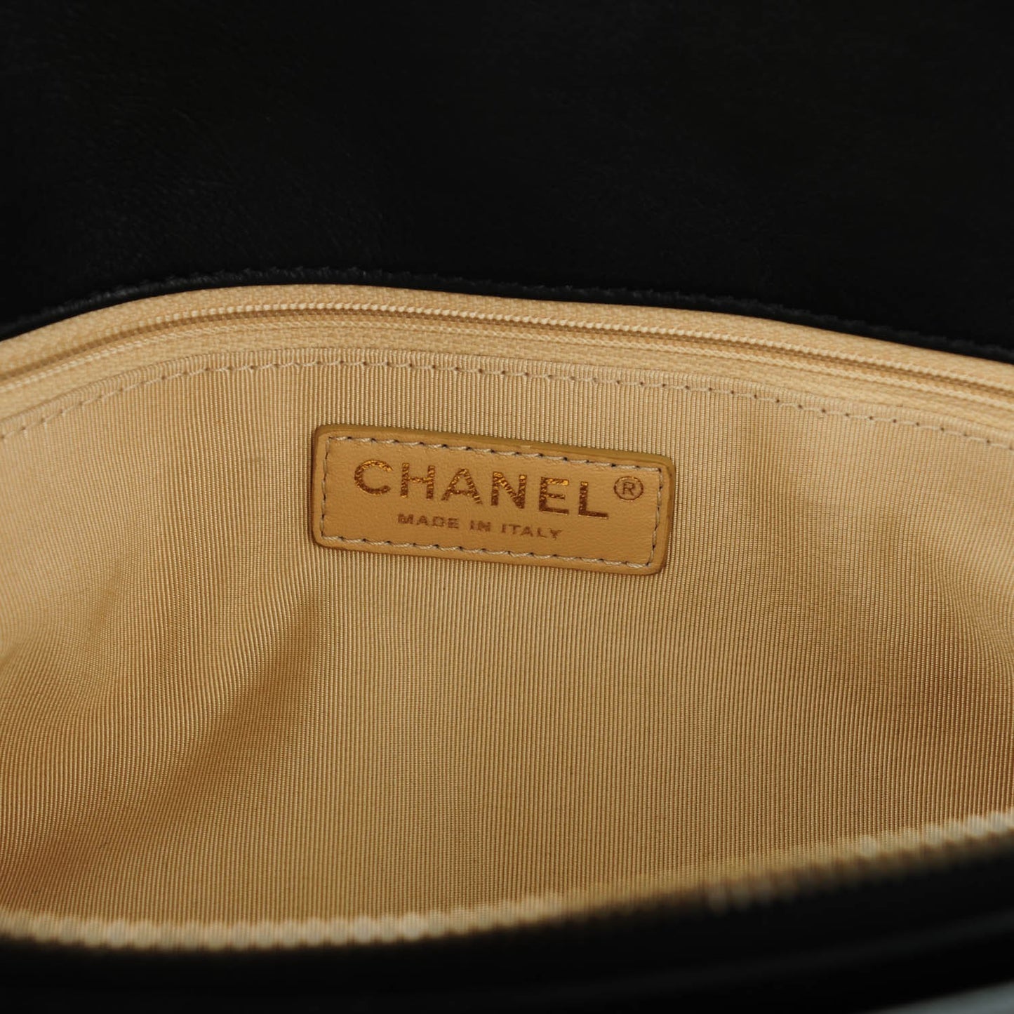 Calfskin Quilted Small CC Crown Tote Black
