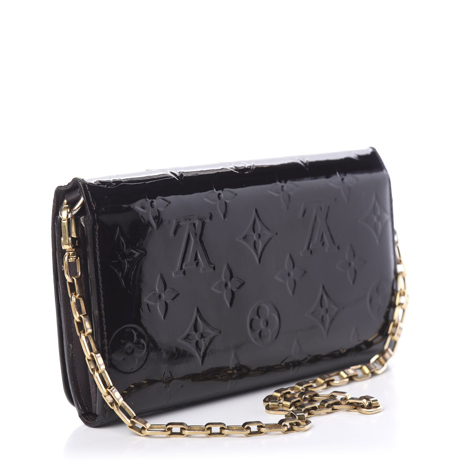 Louis Vuitton Vernis Chain Wallet Amarante 2 of 10