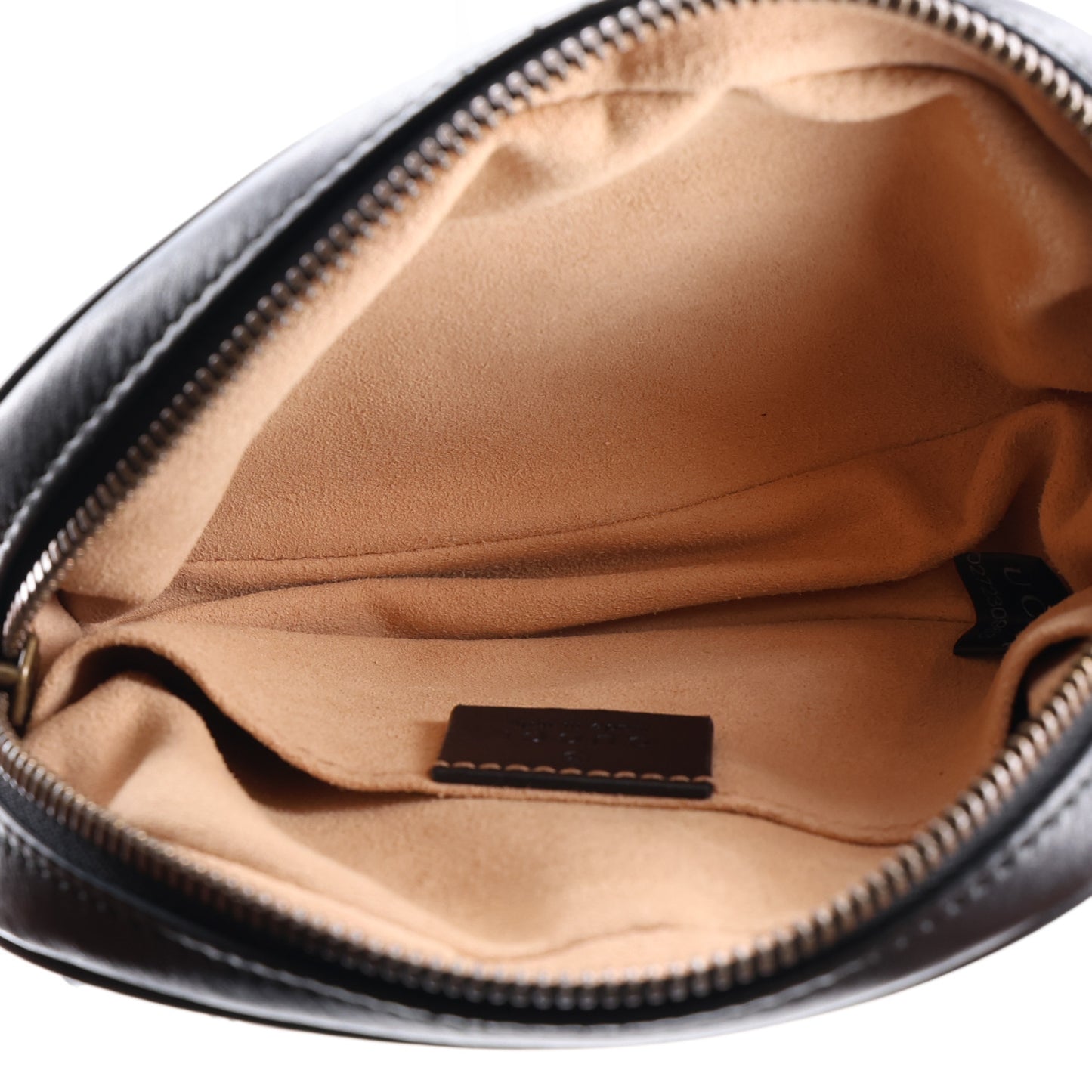 Calfskin Matelasse GG Marmont Belt Bag 75 30 Black
