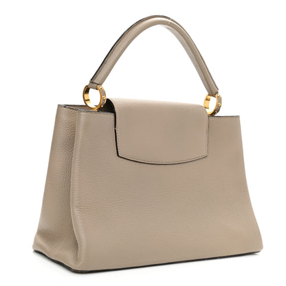 Louis Vuitton Taurillon Capucines MM Galet 2 of 9