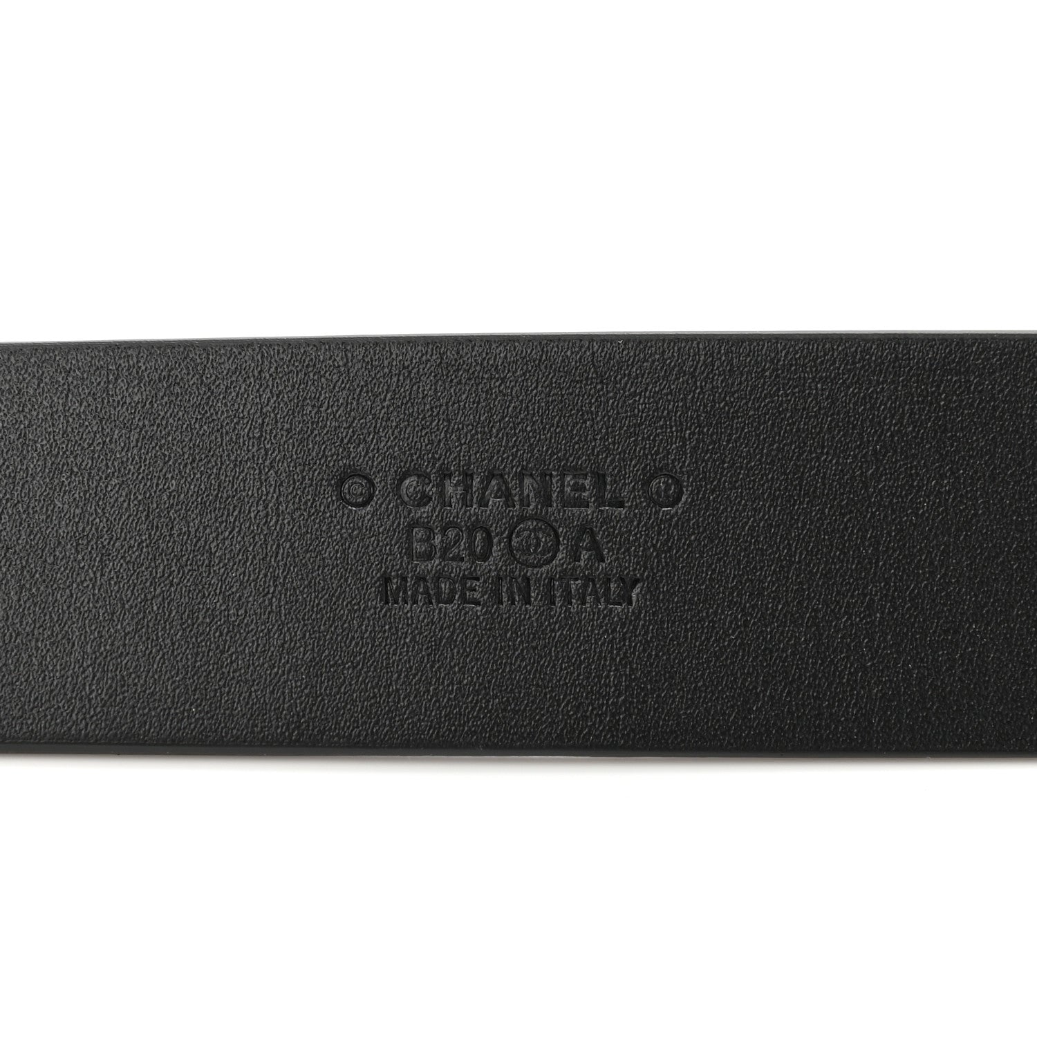 Chanel Calfskin Paris Button CC Belt 90 36 Black 5 of 8