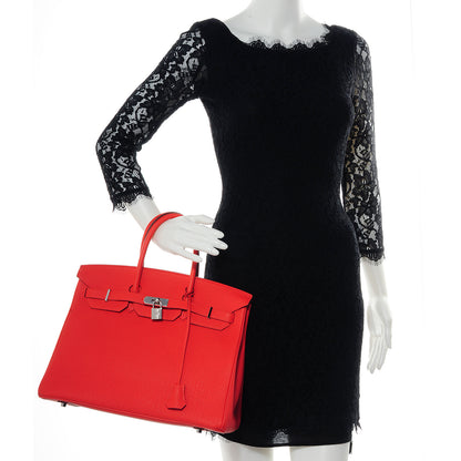 Hermes Togo Birkin 35 Capucine 2 of 10