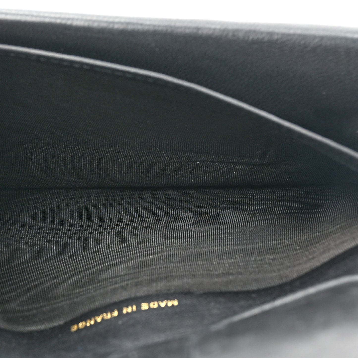 Caviar Timeless CC Zipped Pocket Wallet Black