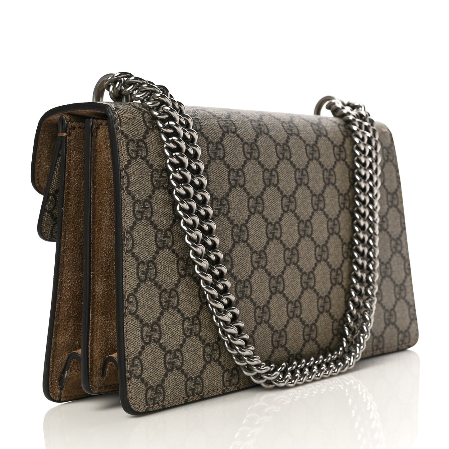 GG Supreme Monogram Small Dionysus Shoulder Bag Taupe