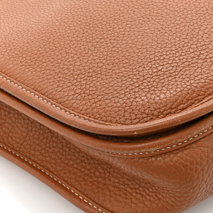 Hermes Taurillon Clemence Evelyne III PM Gold 15 of 20