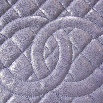 Chanel Caviar Grand Shopping Tote GST XL Blue 9 of 14