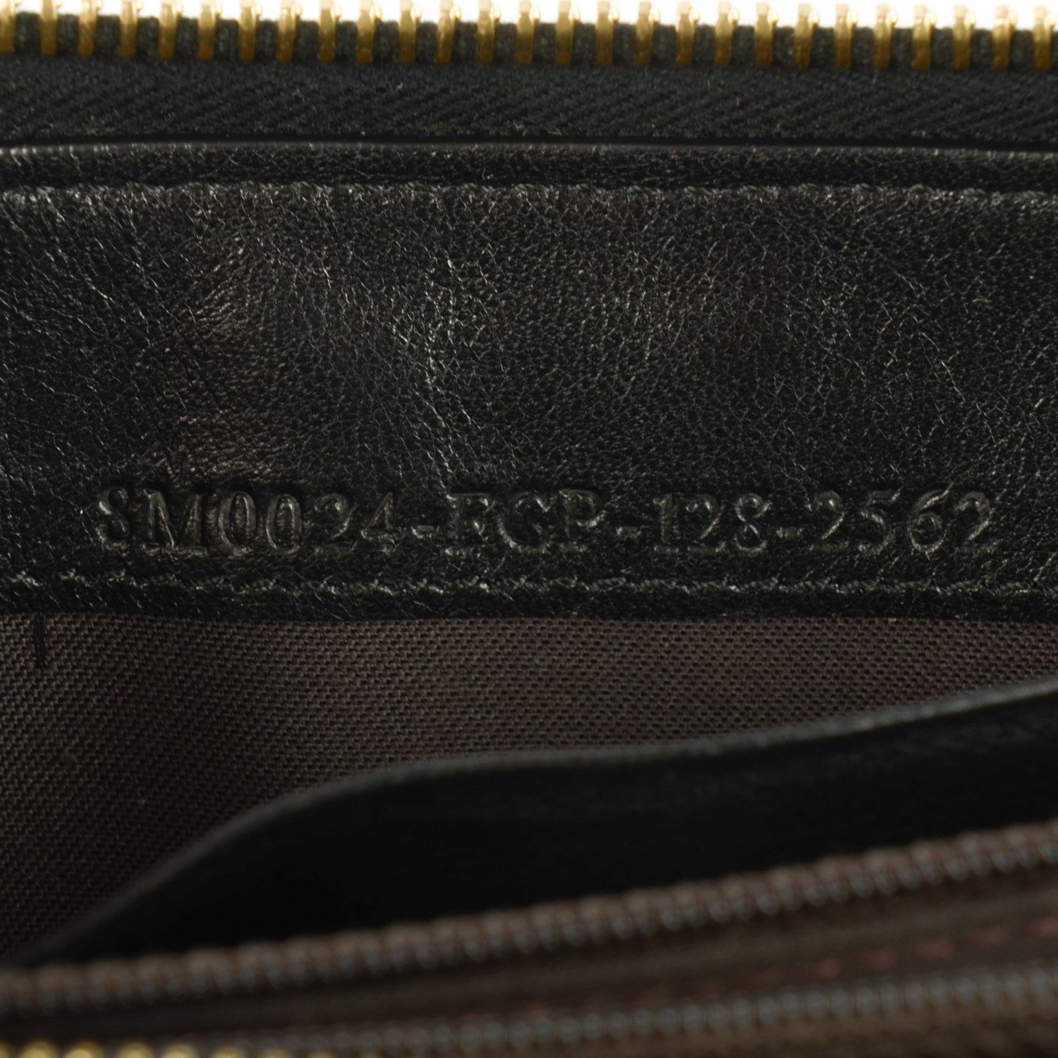 Fendi Coated Canvas Zip Around Wallet Black 7 of 9