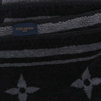Louis Vuitton Cotton Monogram Eclipse Beach Towel Black 4 of 5
