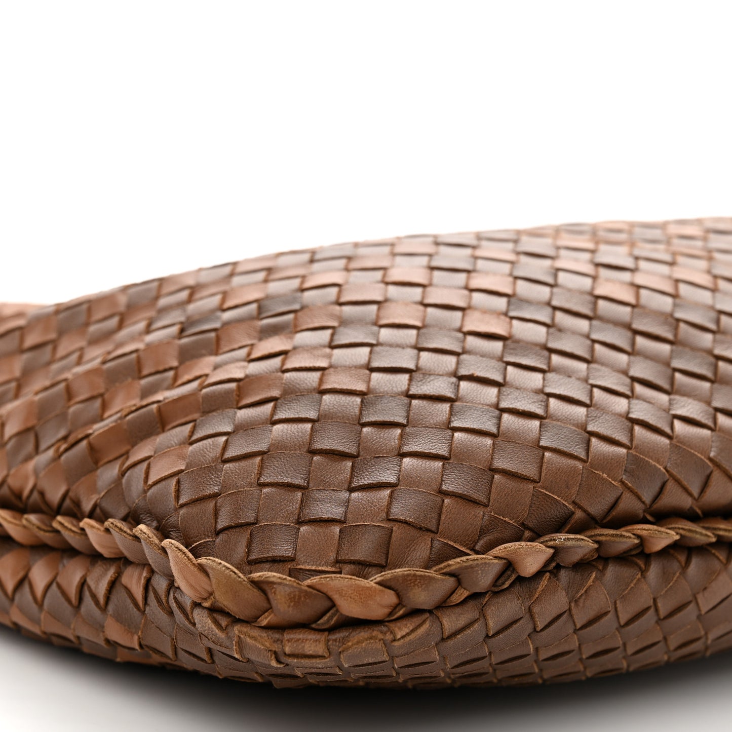 Nappa Intrecciato Large Veneta Hobo Noce