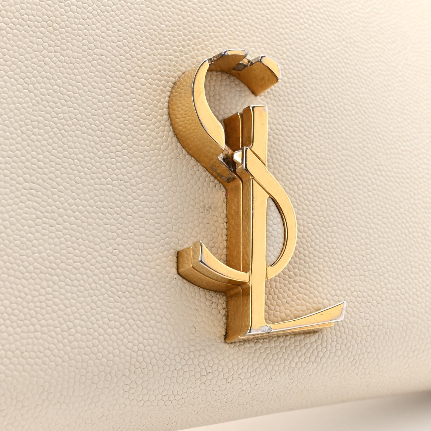 Grain De Poudre Monogram Cassandra Chain Wallet Crema Soft