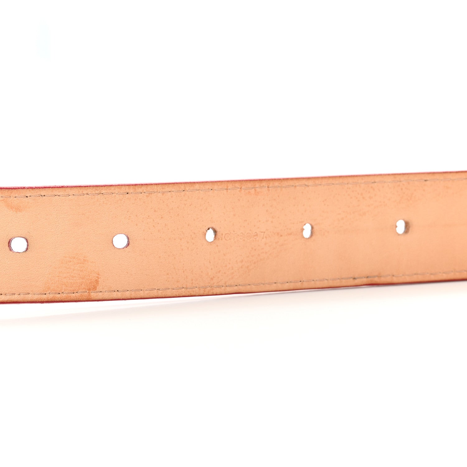 Louis Vuitton Vernis Ceinture 30mm Belt 90 36 Rouge 5 of 7