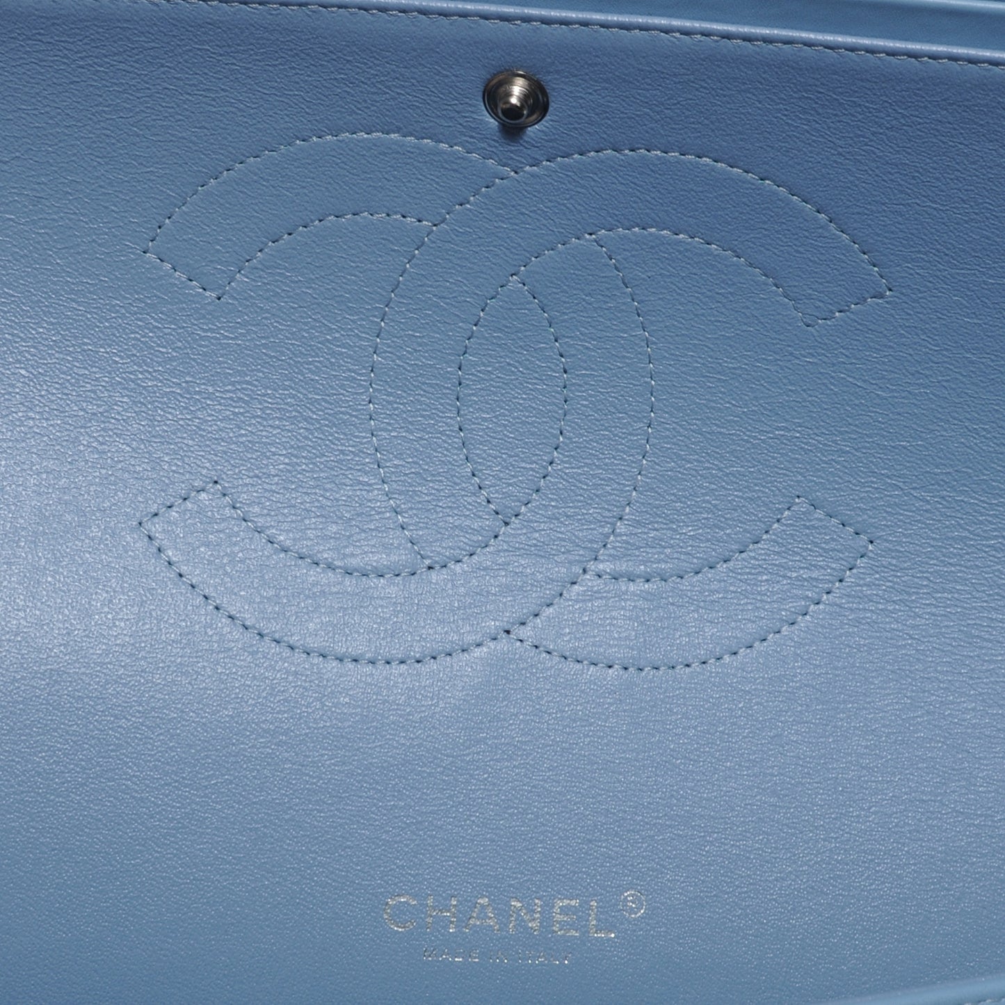 Patent Maxi Double Flap Light Blue