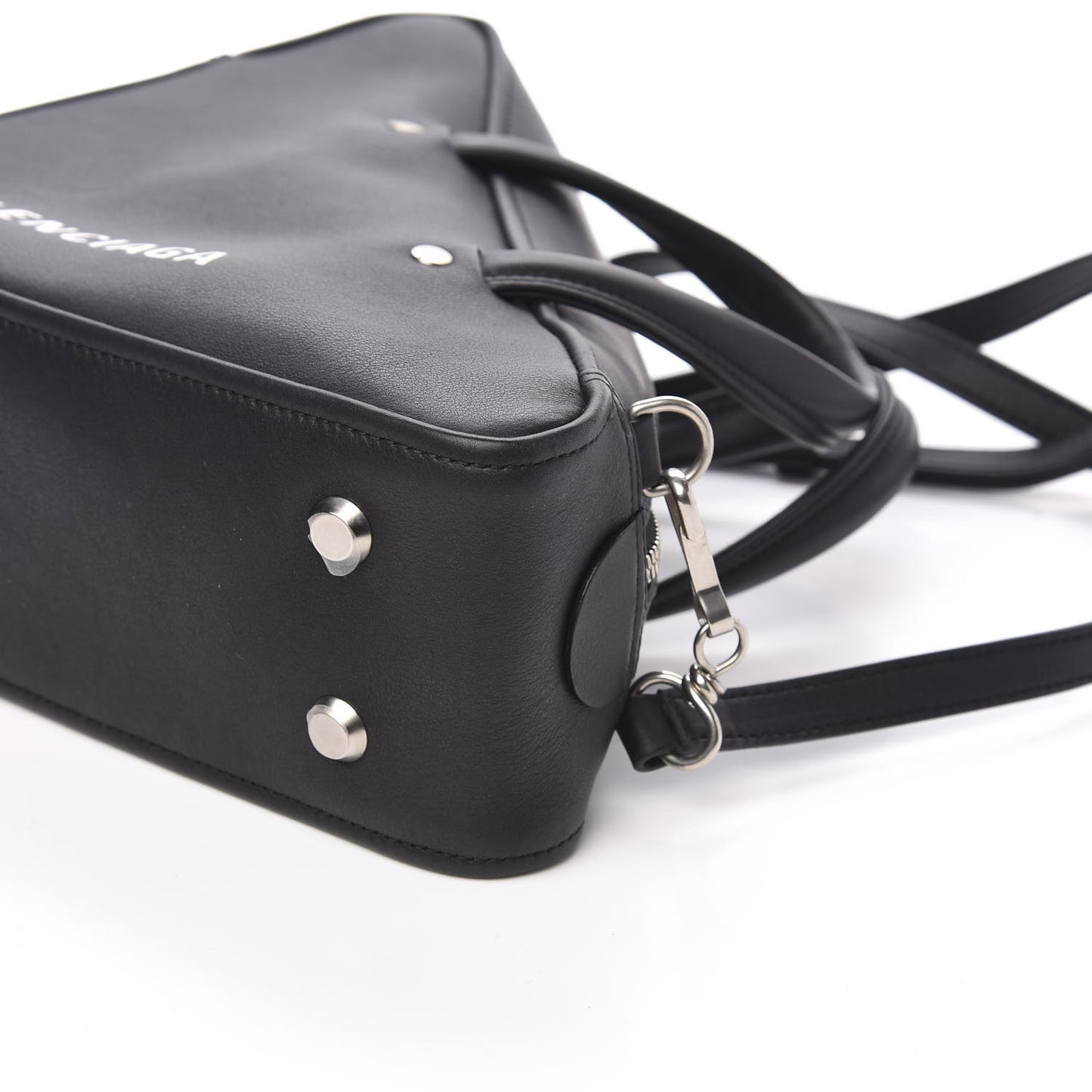 Calfskin S Triangle Duffle Black