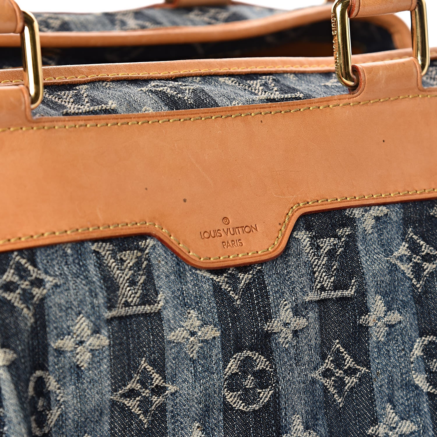 Louis Vuitton Denim Raye Cabas GM 10 of 14