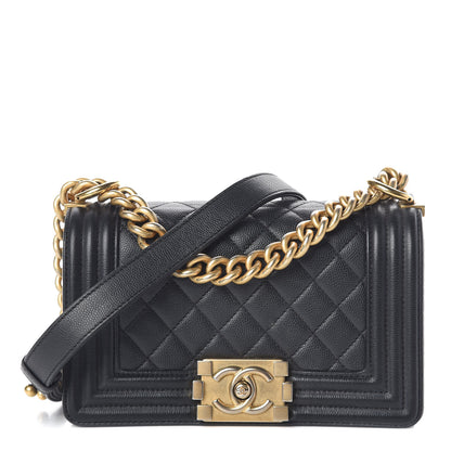 Chanel Caviar Quilted Small Boy Flap Black 1 of 10