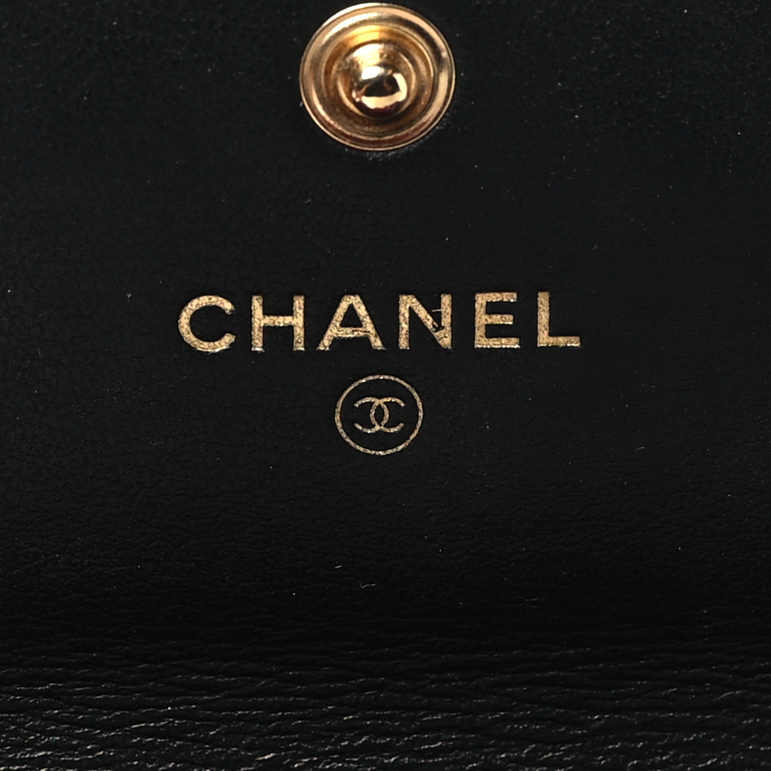 Chanel Lambskin Quilted Chanel 19 Flap Wallet Black 6 of 10