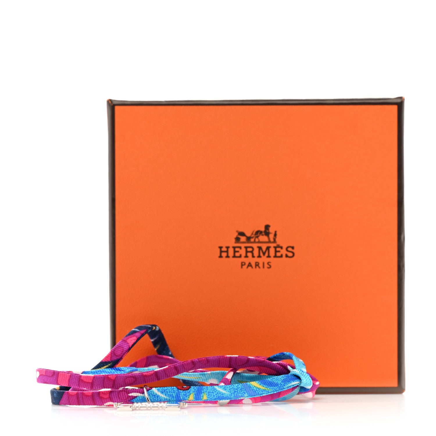 Hermes Silk Tourbillon de Couleurs Bracelet 5 of 5