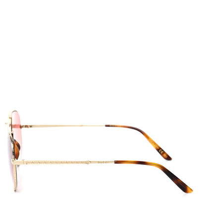 Gucci Aviator Sunglasses GG0432S Gold 3 of 7