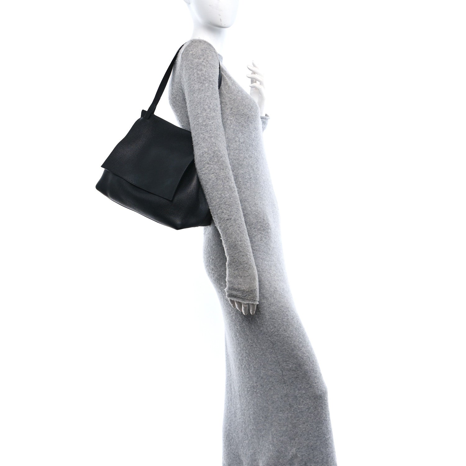 The Row Grained Calfskin Sidekick Black 2 of 9