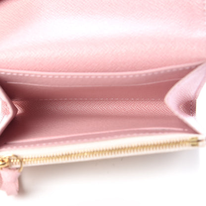 Louis Vuitton Damier Azur Rosalie Coin Purse Rose Ballerine 5 of 6