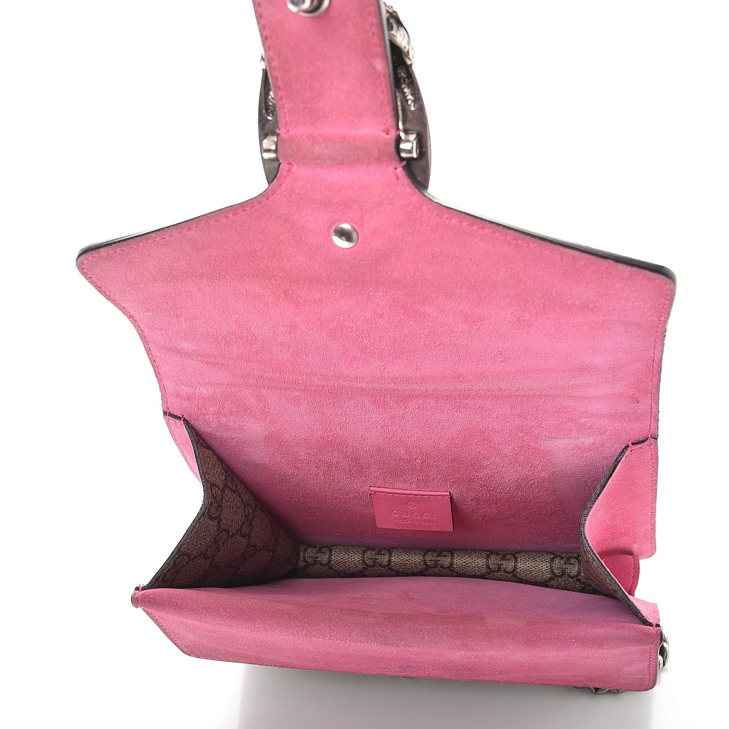 Gucci GG Supreme Monogram Mini Dionysus Shoulder Bag Pink 5 of 10