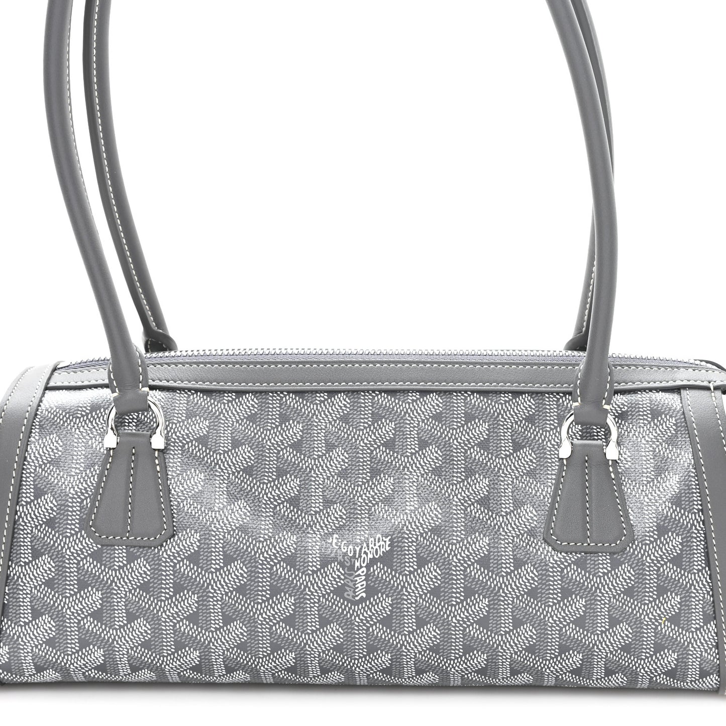 Goyardine Bonbonniere Bag Grey