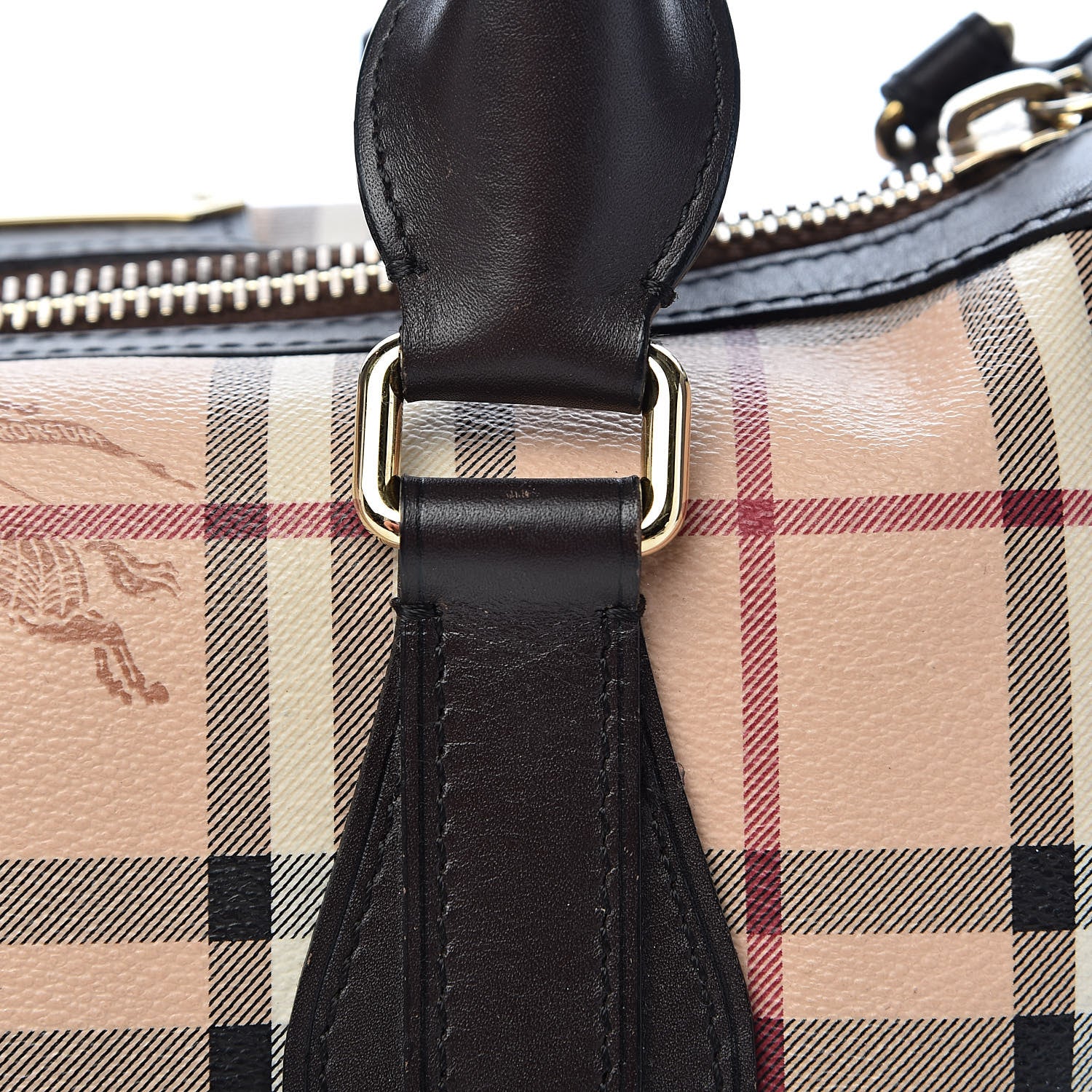 Burberry Haymarket Check Small Gladstone Chocolate 12 of 24