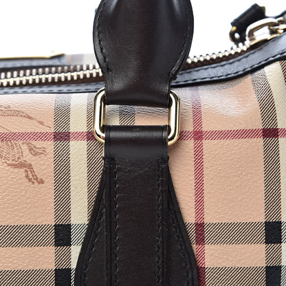 Burberry Haymarket Check Small Gladstone Chocolate 12 of 24